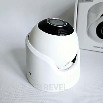 5Мп IP камера видеонаблюдения Ajax TurretCam white (4мм) с микрофоном и возможностями искусственного интеллекта