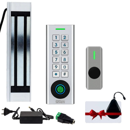Smart Wi-Fi Bluetooth комплект контроля доступа с магнитным замком SEVEN SKD-KIT-EMG12