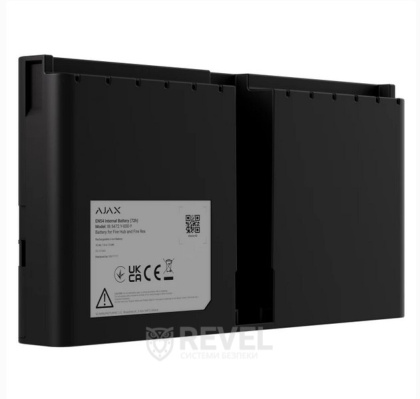 Перезарядная Li-ion батарея Ajax EN54 Internal Battery (72h) black для установки в EN54 Fire Hub / EN54 Fire ReX