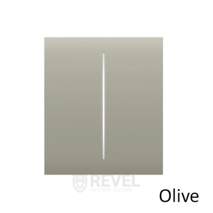 Кнопка для двухклавишного выключателя Ajax CenterButton (2-gang)