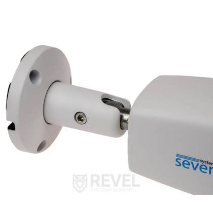 2Мп уличная IP видеокамера с микрофоном и двойной подсветкой SEVEN IP-7222PA-DL white (2,8 мм)