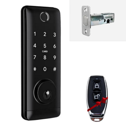 Умный дверной биометрический замок SEVEN LOCK SL-7764BF black