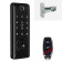 Умный дверной биометрический замок SEVEN LOCK SL-7764BF black