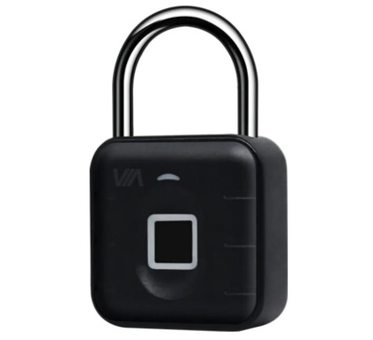 Замок навесной Via Security VL-1F/TB со считывателем отпечатка пальца (TuyaSmart)