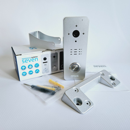 Wi-Fi домофон с дополнительной камерой SEVEN DP-7576 Cam Kit white (AI детекция человека, дозвон на телефон, Tuya Smart) Wi-Fi домофон с дополнительной камерой SEVEN DP-7576 Cam Kit white (AI детекция человека, дозвон на телефон, Tuya Smart)