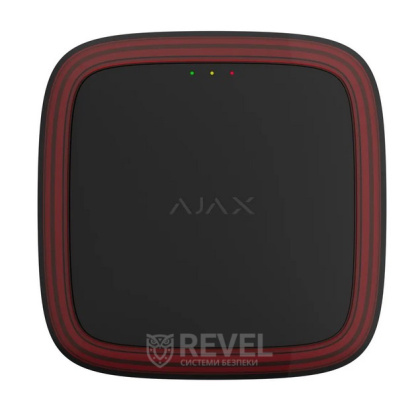 Беспроводной адресный пожарный оповещатель световой Ajax EN54 FireProtect (VAD) Jeweller Black