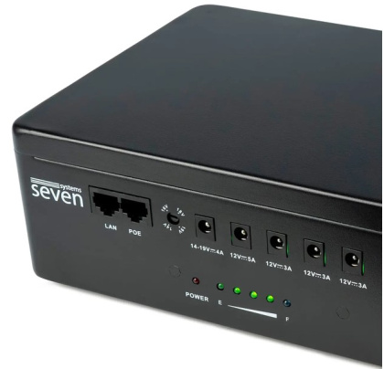Источник бесперебойного питания SEVEN UPS-7960 black 60W LiFePO4 с регулировкой выходного напряжения