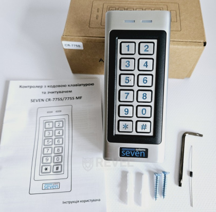 Комплект контроля доступа с электромеханическим замком SEVEN SKD-KIT-EM9 (из нержавеющей стали)