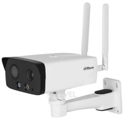 4Мп WizSense 4G видеокамера с микрофоном и динамиком Dahua DH-IPC-HFW3441DG-AS-4G-EAU-B (2.8мм)
