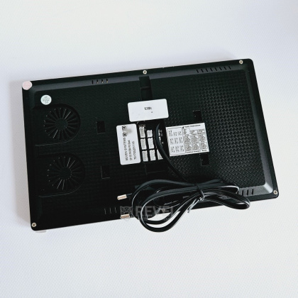 Wi-Fi 10" домофон с дополнительной камерой Seven DP-7517 Video Kit black (запись видео, дозвон на телефон, поддержка Tuya Smart)
