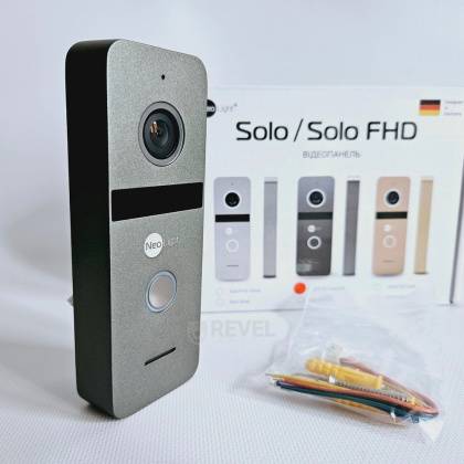 Комплект 7" FHD IPS видеодомофона с записью по детекции SEVEN DP–7575FHD-Neo Kit box (white)
