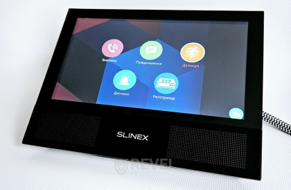Wi-Fi видеодомофон с замком Slinex Sonik AI Home Kit black — интеллектуальная AI-детекция движения и переадресация вызова