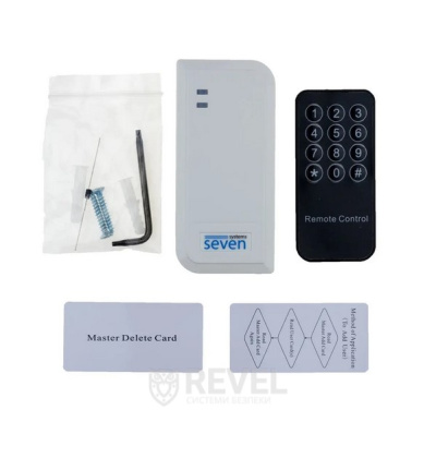 Контроллер + считыватель SEVEN CR-7462w EM-Marin + Mifare