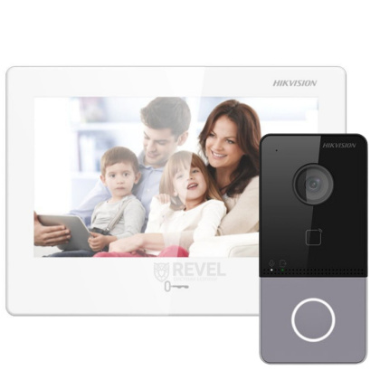 Комплект 7" IP WiFi Android домофона и WiFi панели вызова Hikvision DS-AWF93-CR-KIT (мобильное приложение и удаленный доступ)