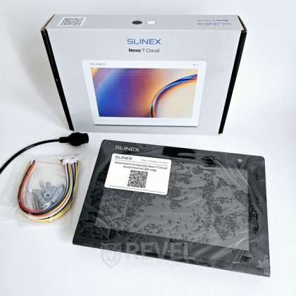Wi-Fi видеодомофон с замком для частного дома Slinex Nexo 7 Cloud Home Kit Black (мобильное приложение, запись видео)