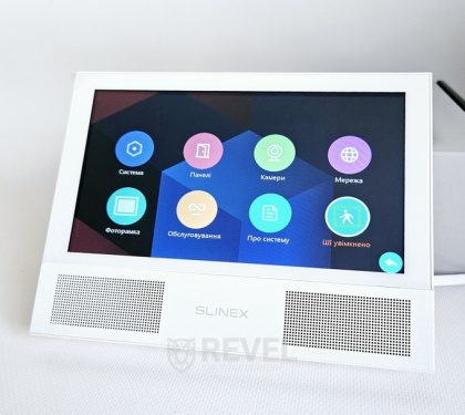 Wi-Fi видеодомофон с замком и брелками Slinex Sonic AI Home Pro Kit white — интеллектуальная AI-детекция и переадресация звонка