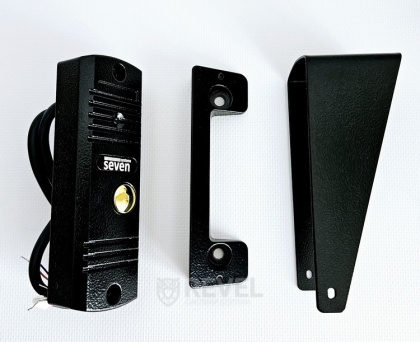 Комплект домофона SEVEN DP–7542 black с записью видео по движению 