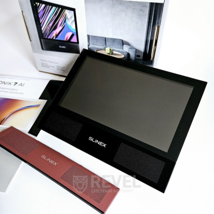 Wi-Fi видеодомофон с AI-детекцией движения и переадресацией вызова на мобильное приложение Slinex Sonik AI Kit black