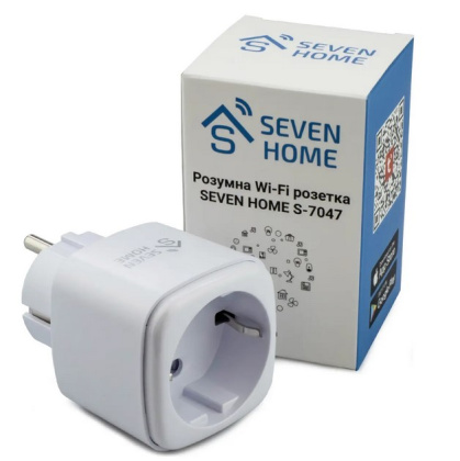 Умная Wi-Fi розетка SEVEN HOME S-7047