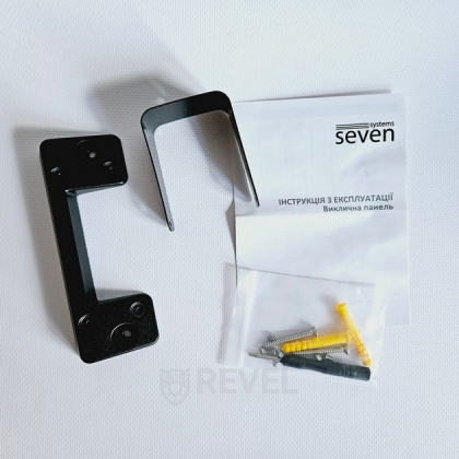 Комплект 7" видеодомофона с вызывной панелью и видеокамерой Seven Cam Kit black