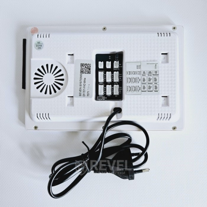 Комплект домофона, видеопанели со считывателем и электрозамка Seven Rfid-Lock white