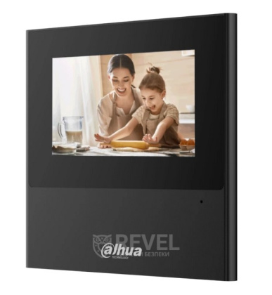 Wi-Fi монитор домофона 4,3" Dahua DHI-VTH2611L-WP-BE