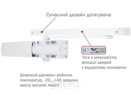 Доводчик RYOBI 1200 D-1200T WHITE