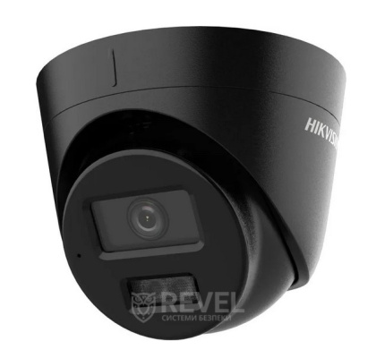 4Мп IP Smart Dual-Light камера видеонаблюдения с микрофоном HikVision DS-2CD1343G2-LIUF(UKR)/Black
