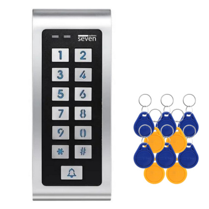 Wi-Fi автономный контроллер доступа с клавиатурой SEVEN CR-7475 Wi-Fi EM (работа через приложение Tuya)