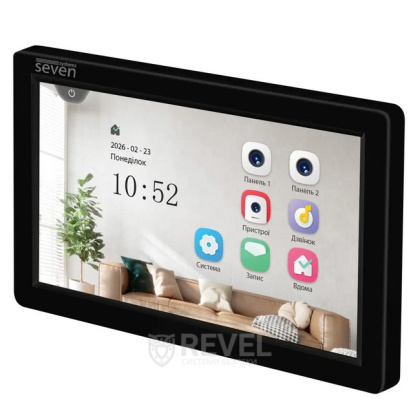 7" FullHD IPS видеодомофон SEVEN DP-7570 FHD IPS black