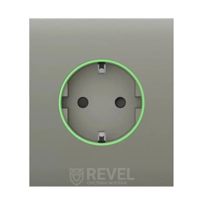 Центральная панель для встроенной розетки Ajax CenterCover (smart) [type F]