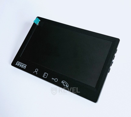 Комплект Full HD видеодомофона с детекцией и записью видео SEVEN DP–7571FHD-Neo Kit box (black)