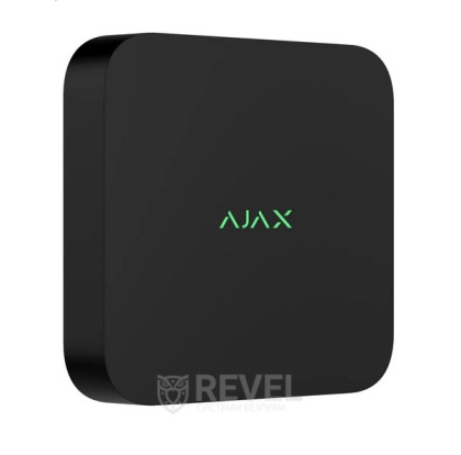 16-канальный сетевой видеорегистратор Ajax NVR DC (16-ch) black с питанием от низковольтного источника