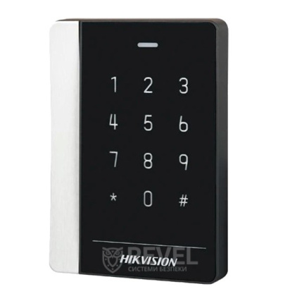 EM/Mifare считыватель с сенсорной клавиатурой Hikvision DS-K1102AEMK