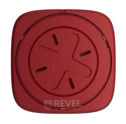 Беспроводной адресный пожарный оповещатель световой Ajax EN54 FireProtect (VAD) Jeweller Red