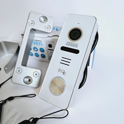 Комплект контроля доступа с домофоном и электрозамком Seven Office-Lock (white / black)