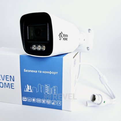 4Мп IP Wi-Fi умная видеокамера со звуком и двойной подсветкой SEVEN HOME С-7024 (Tuya Smart)