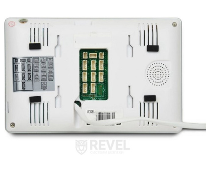 Комплект 7" сенсорного видеодомофона с детектором движения BCOM BD-770FHD White Kit