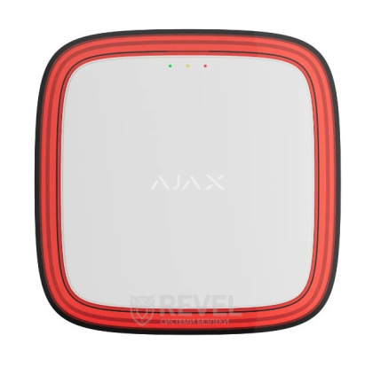 Беспроводной адресный пожарный оповещатель световой Ajax EN54 FireProtect (VAD) Jeweller White