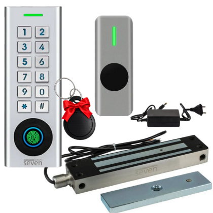 Wi-Fi биометрический контроль доступа с магнитным замком SEVEN SKD-KIT-EMG22 (уличный монтаж на калитку) Wi-Fi биометрический контроль доступа с магнитным замком SEVEN SKD-KIT-EMG22 (уличный монтаж на калитку)