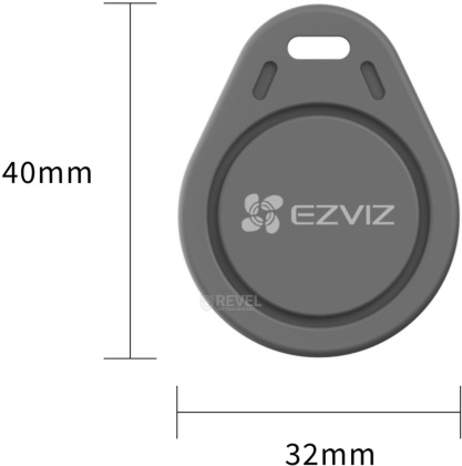 Брелок Ezviz CS-DL-IC-CPU-R200 (GR) (4шт)