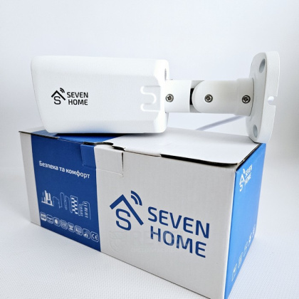 WiFi 4Мп уличное IP67 видеонаблюдение с двойной подсветкой и микрофоном SEVEN SH-C7024-4MP-KIT (Tuya Smart)