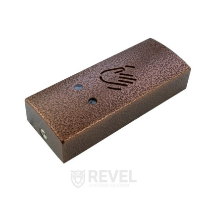 Кнопка выхода бесконтактная металлическая уличная накладная SEVEN K-7496ND bronze