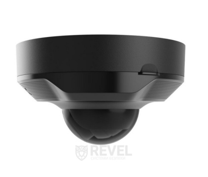 5Мп IP камера видеонаблюдения Ajax DomeCam Mini black (4мм) с микрофоном и возможностями искусственного интеллекта