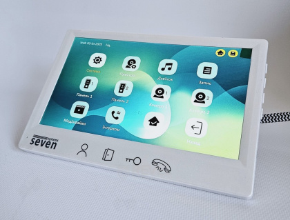 Комплект Full HD видеодомофона с детекцией и записью видео SEVEN DP–7571FHD-Neo Kit box (white)