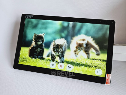 Wi-Fi 10" домофон с дополнительной камерой Seven DP-7517 Video Kit black (запись видео, дозвон на телефон, поддержка Tuya Smart)