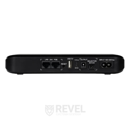 Источник бесперебойного питания UPS-1812 Type-C (20000mAh LiFePo4) 5V/9V/12V/24V/PoE, LiFePo4 4*5Ah, для роутера и медиа конвертера