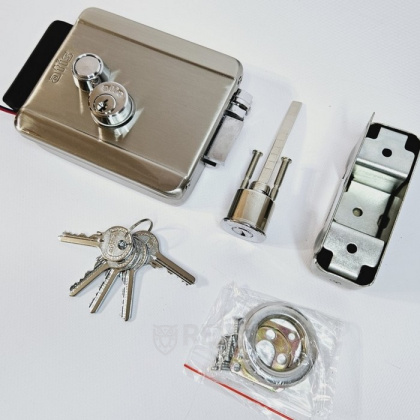 Комплект домофона с электромеханическим замком из нержавеющей стали Seven Kit DF-Lock (black)