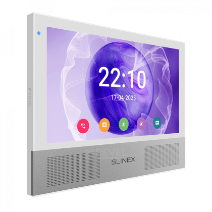 Wi-Fi видеодомофон Slinex Sonik 7 Cloud AI white с AI-детекцией, записью и дозвоном на смартфон